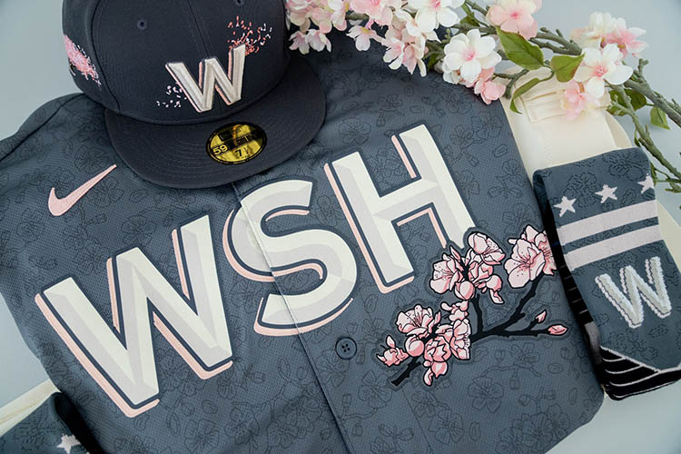 Capitals celebrate cherry blossoms with new warmup jersey