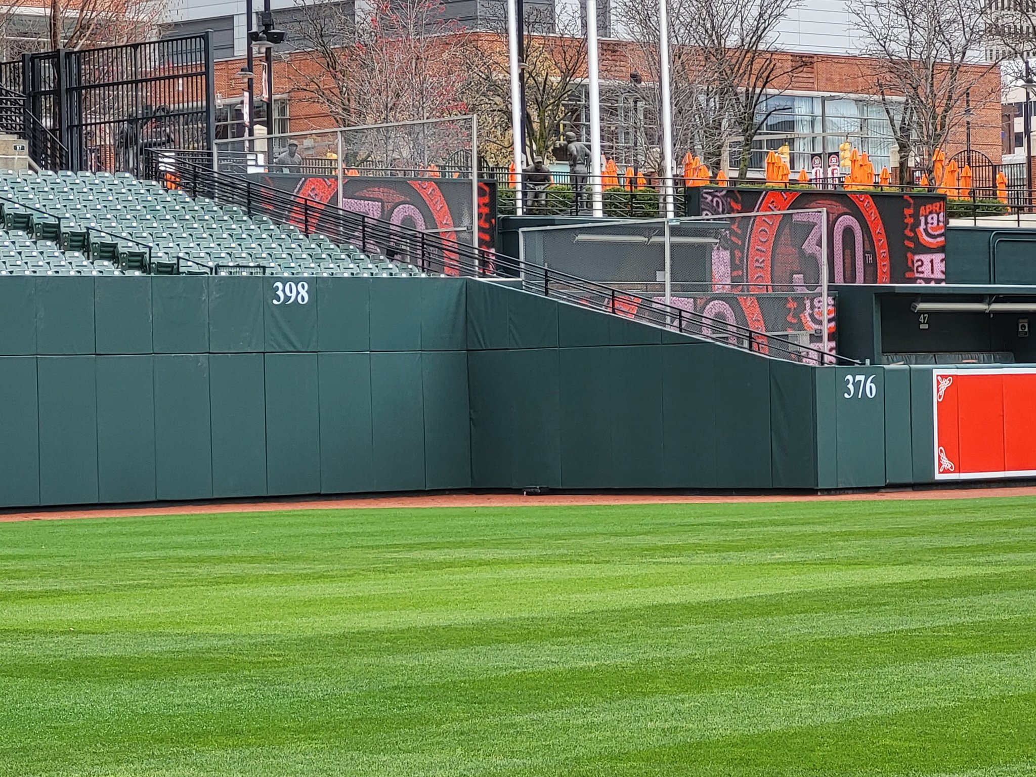 Changing Camden Yards' dimensions; Orioles' progress in signing