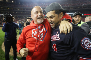 Rizzo and Martinez celebrate