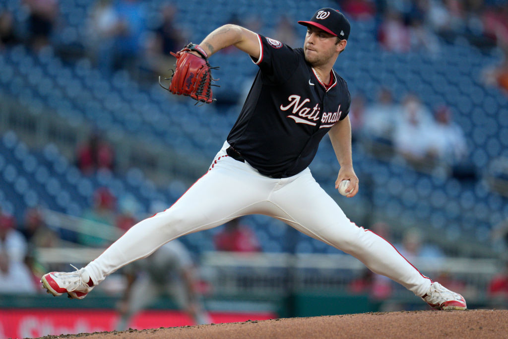 parker pitching blue