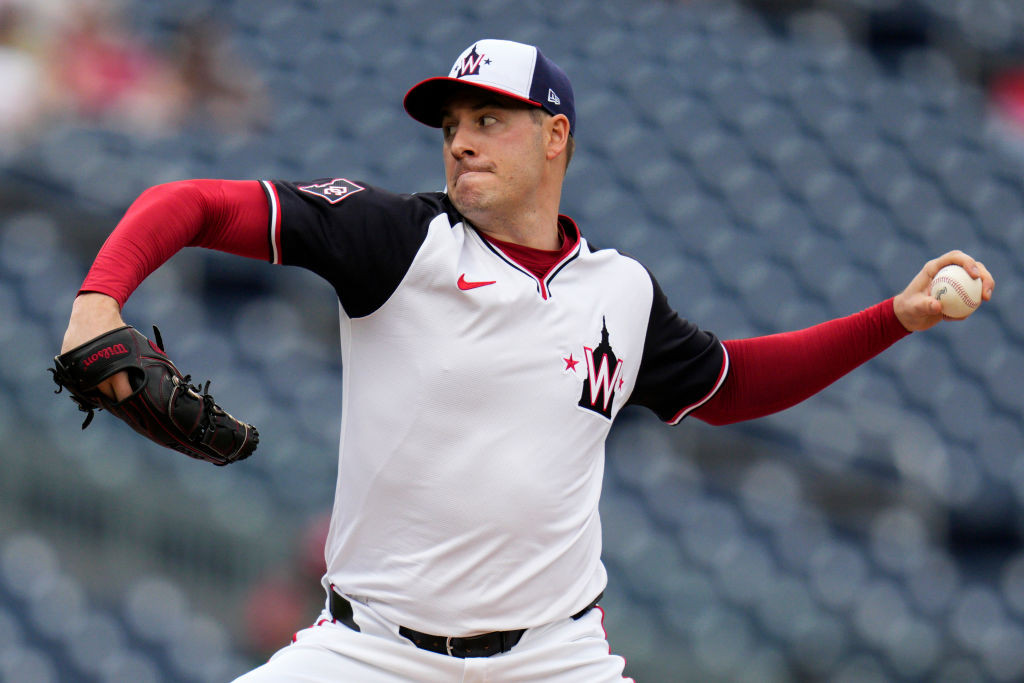 corbin pitching white