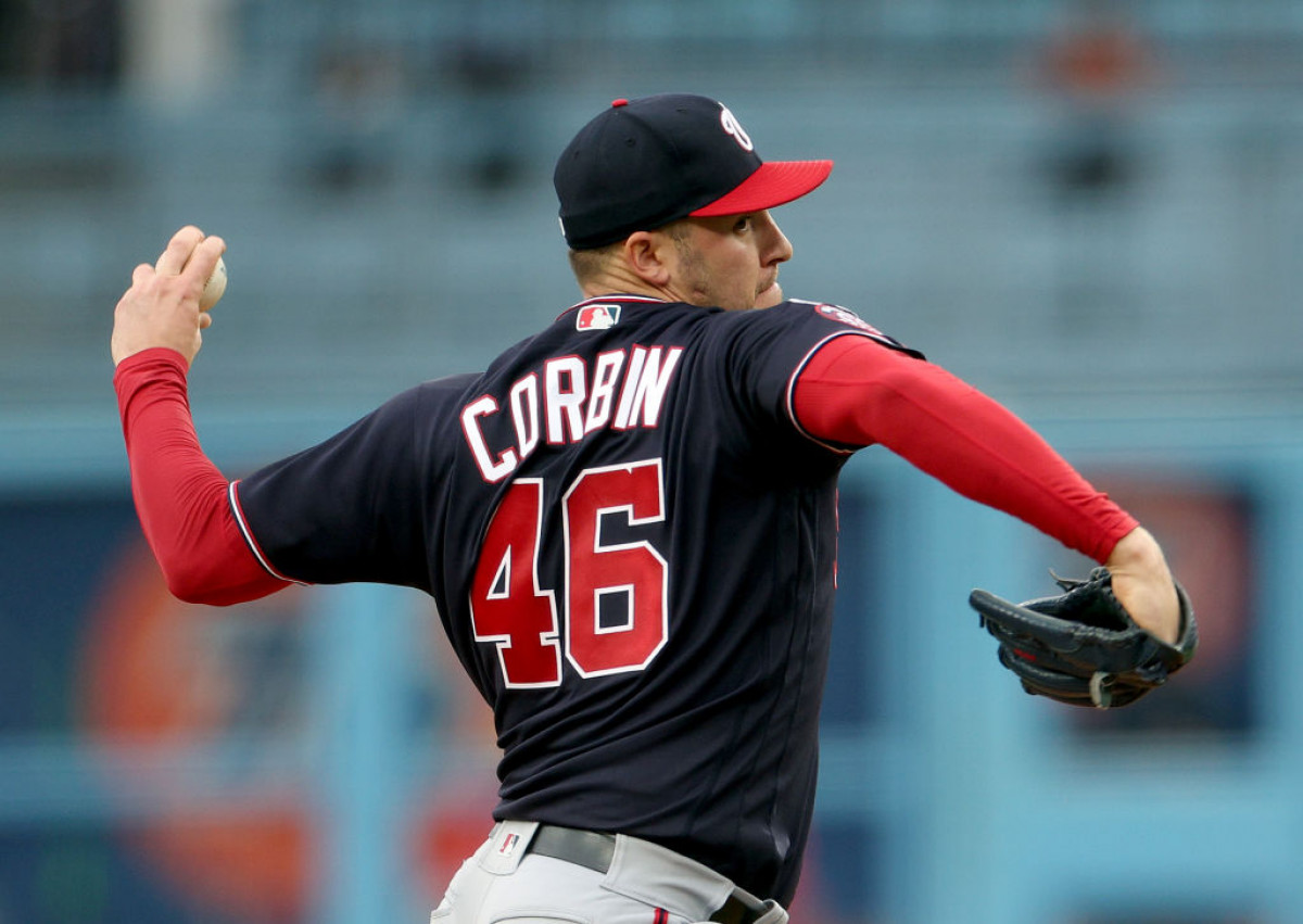 Patrick Corbin of the Washington Nationals pitches against the Boston  News Photo - Getty Images