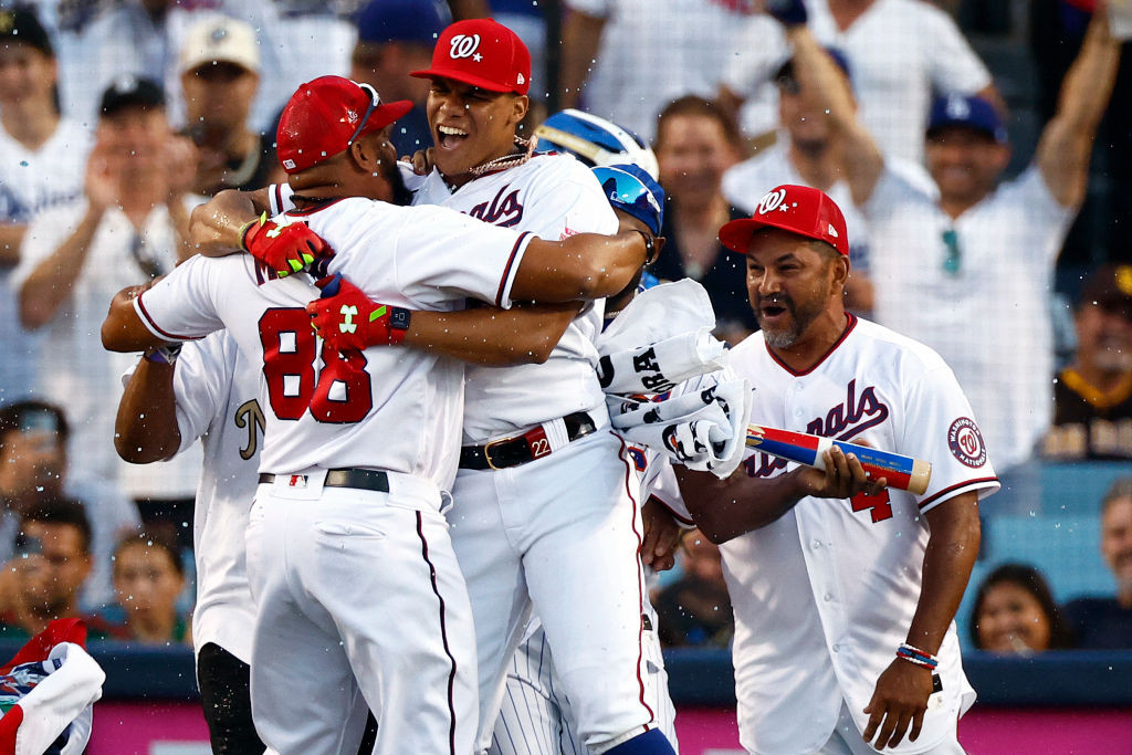 MLB HOME RUN DERBY: Julio Rodriguez, Juan Soto put on power display