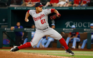 Erasmo Ramirez throws gray