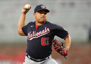 Erasmo Ramirez throwing blue