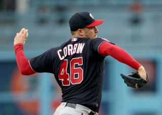 corbin pitches blue