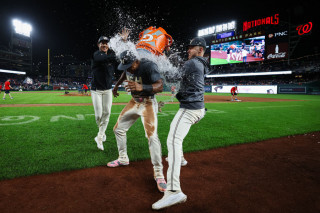 Stone Garrett Gatorade shower