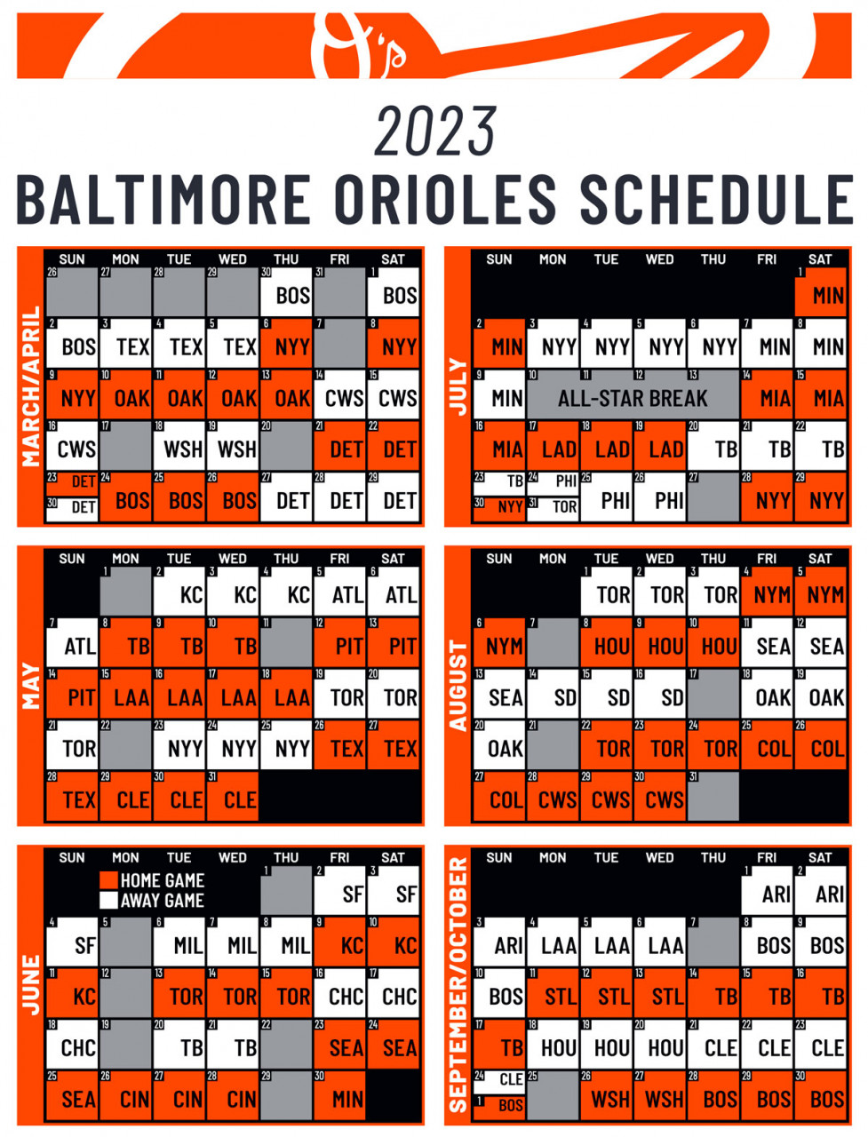 Orioles' 2023 promotional schedule released; more giveaways, theme nights  in store - CBS Baltimore