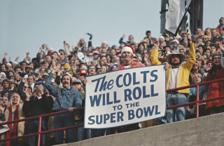 memorial stadium colts sign